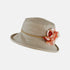 Linen, Packable Sun Hat with Silk Flower - Limited Edition Colour